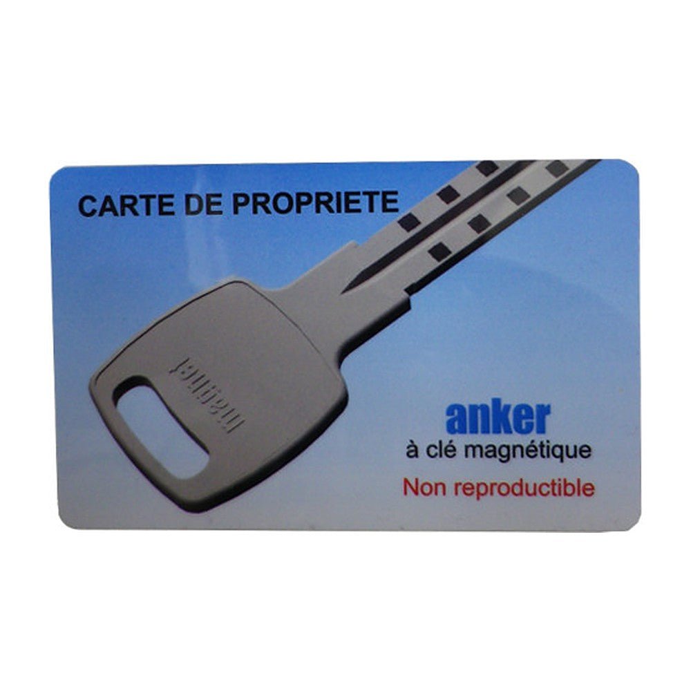 Carte de propriété Anker