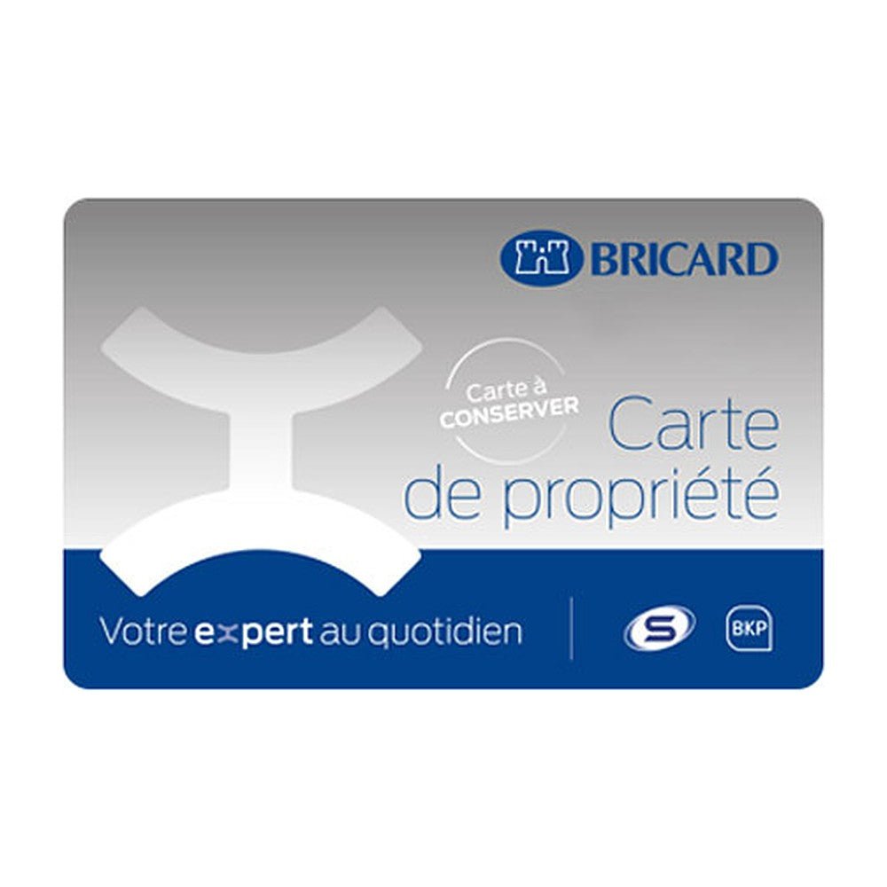 Carte de propriété Bricard