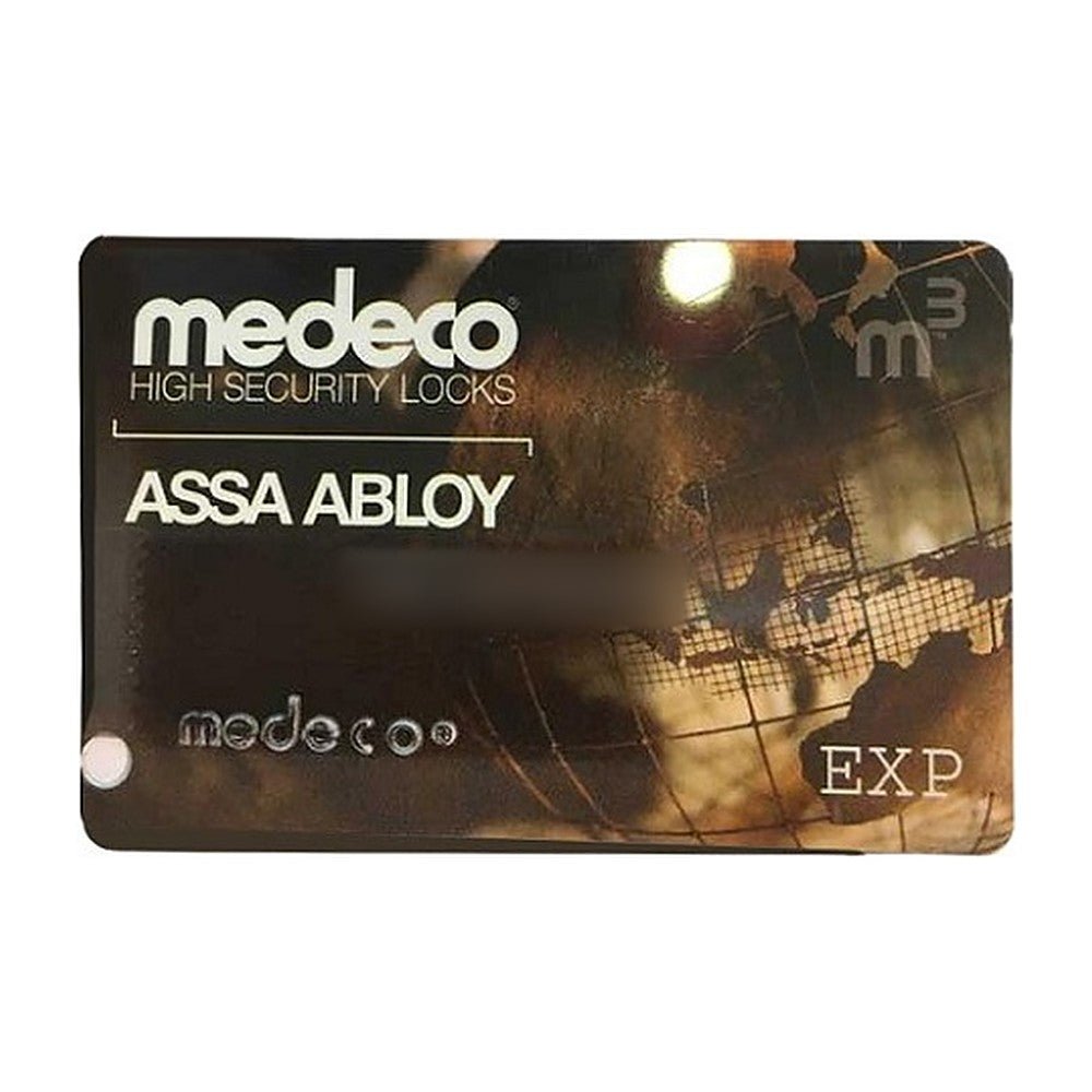 Tarjeta de propiedad Medeco